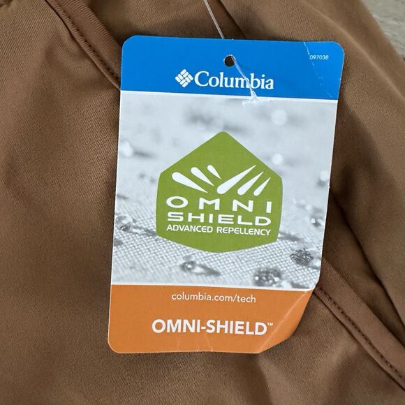 Columbia Leslie Falls Pants Womens MEDIUM Short Mid Rise Quick Dry Trail Hiking - Picture 4 of 7